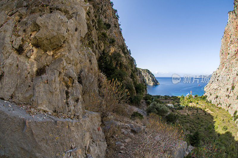 蝴蝶谷，来自Oludeniz, Fethiye /土耳其。